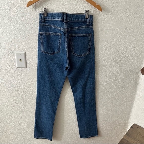 Reformation Liza High Rise Straight Jean - Huntington 25 - Picture 6 of 10